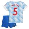 Officiële Voetbalshirt + Korte Broek Manchester United Harry Maguire 5 Uit 2021-22 - Kids